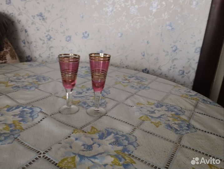 Рюмки СССР, с позолотой