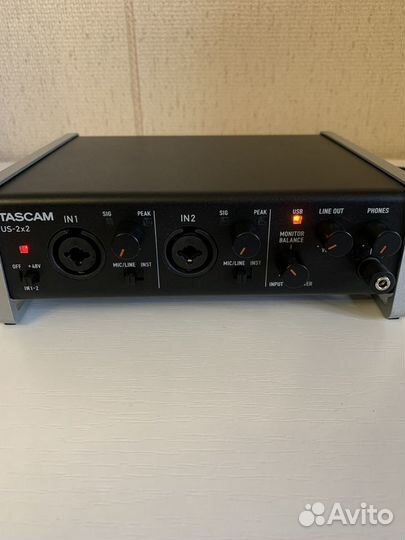 Tascam us 2x2 внешняя звуковая карта