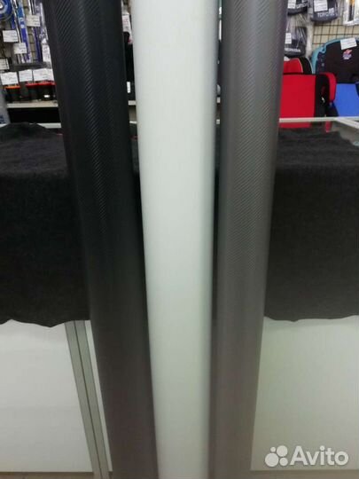 Плёнка под карбон черная