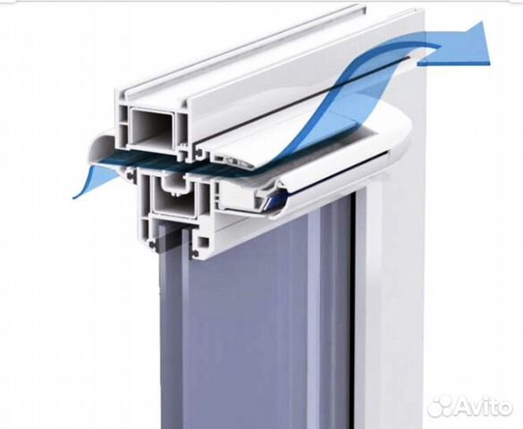 Приточный клапан на пластиковые окна