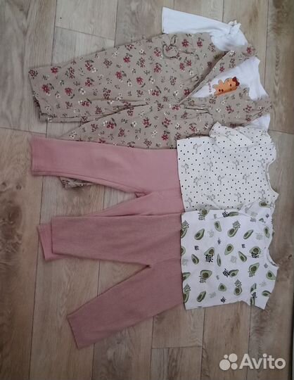 Вещи пакетом для девочки и обувь