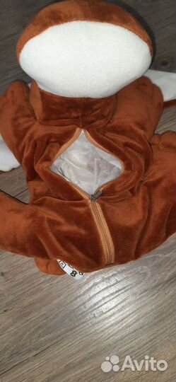 Мягкие игрушки собака и лошадка на замке