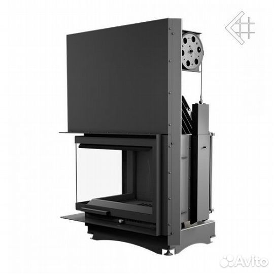 Каминная топка Kratki Zuzia/L/BS/G угловая слева