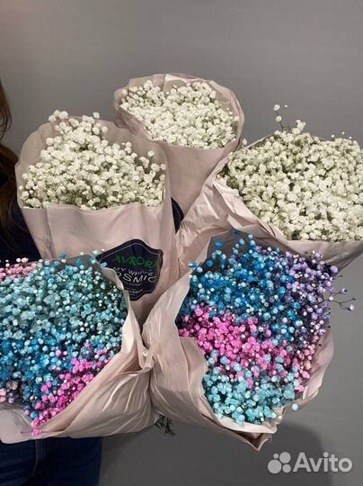 Гипсофила букет цветы