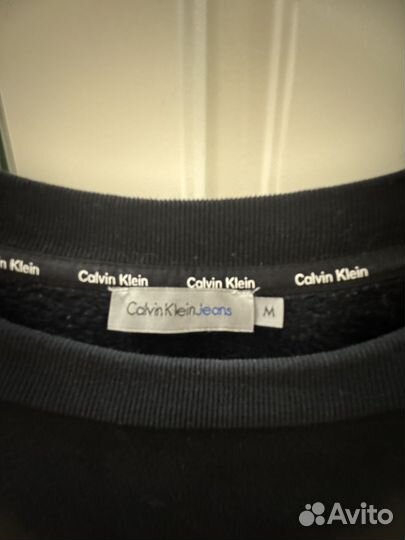 Calvin klein свитшот черный
