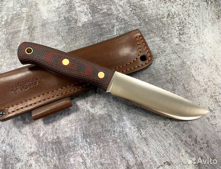 Нож Бушкрафт Модель Х М, CPR,конвекс, микарта, 208