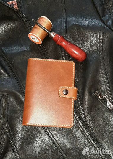 Обложка для документов из натуральной кожи