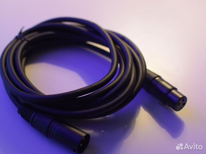 Новый провод XLR - XLR (3 метра) для микрофона