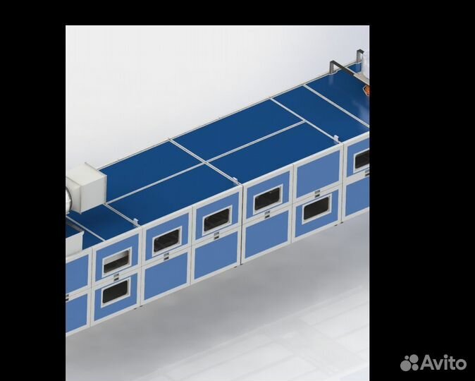 Сушильный туннель для панелей