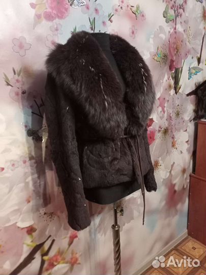 Полушубок мех кролик