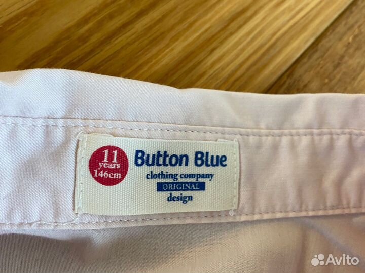 Рубашка блузка для девочки Button Blue 146