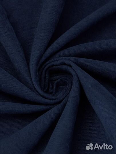 Шторы канвас (темно-синий)