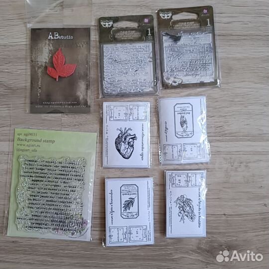Силиконовые штампы для Скрапбукинга