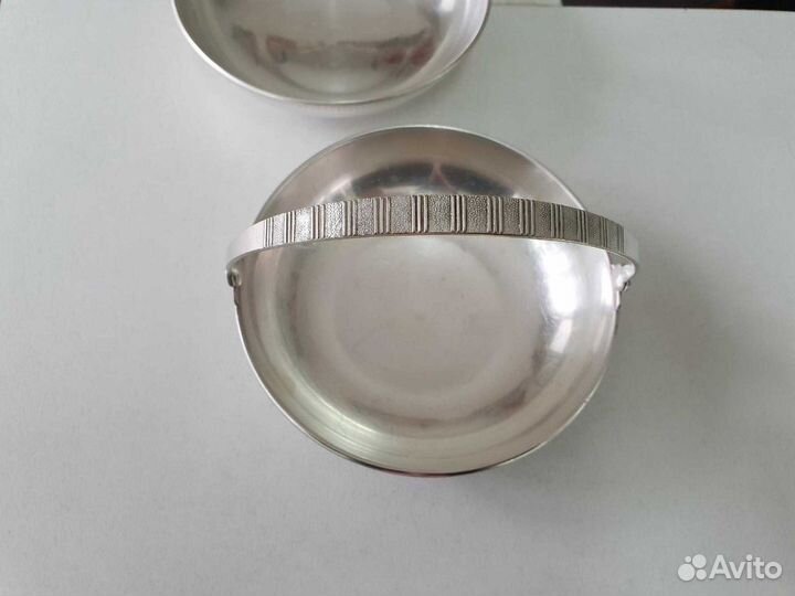 Конфетница мельхиор винтаж