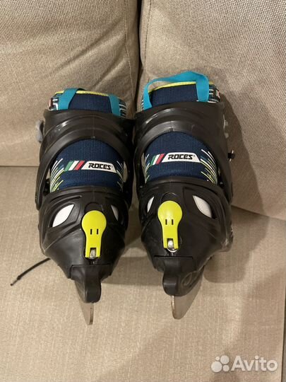 Коньки фигурные раздвижные р.36-40