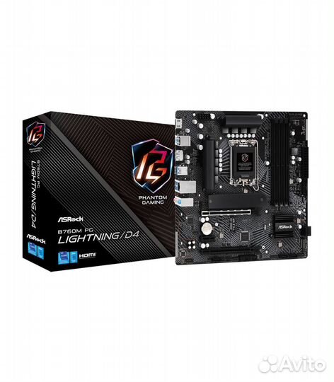Материнская плата ASRock B760M PG lightning/D4