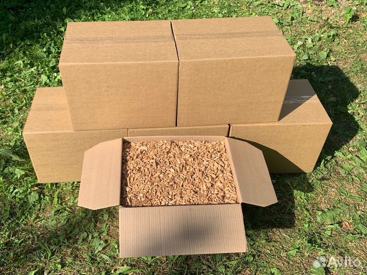 Щепа ольховая для копчения 7кг в коробке