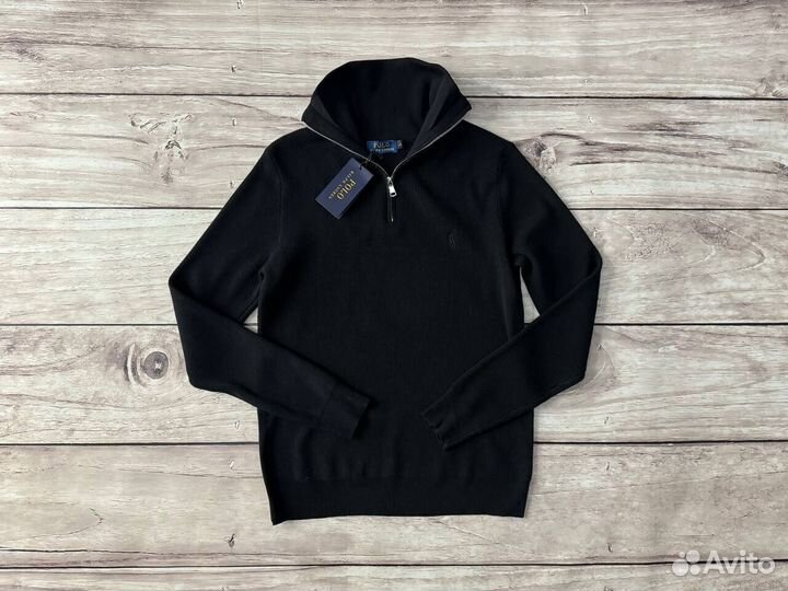 Свитер полузамок Polo Ralph Lauren черный