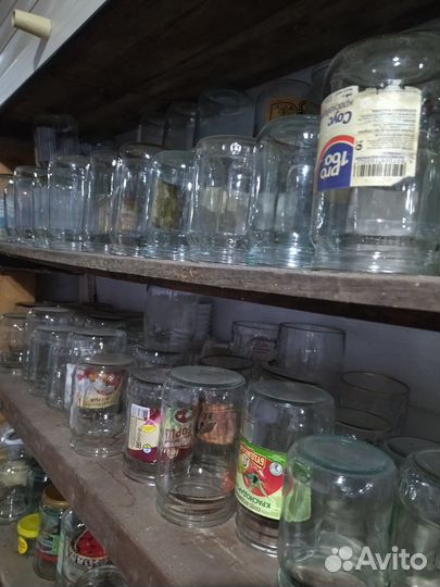 Банки стеклянные 0,75л, 0,5л