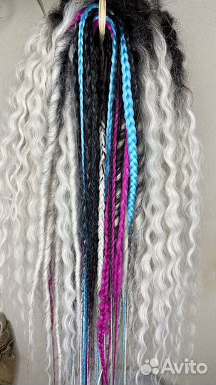 Комплект ДЕ косы и дреды