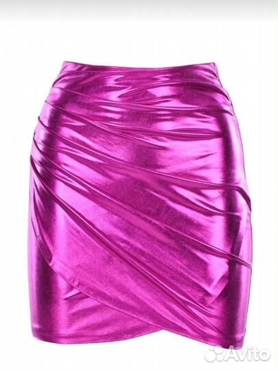 Юбка металлик
