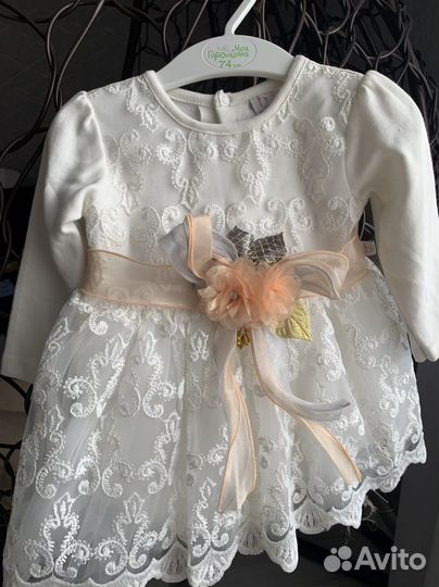 Платье для девочки 74 размер