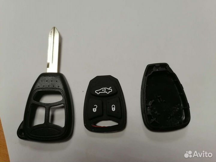 Корпус ключа chrysler dodge jeep
