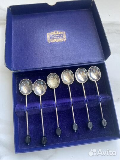 Ложки кофейные harrods серебрение