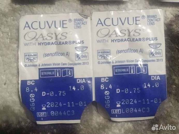 Контактные линзы Acuvue Oasys двухнедельные