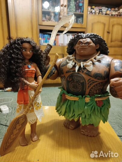 Эксклюзивные куклы Мауи и Моана