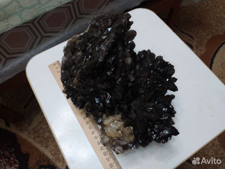 Раухтопаз друза