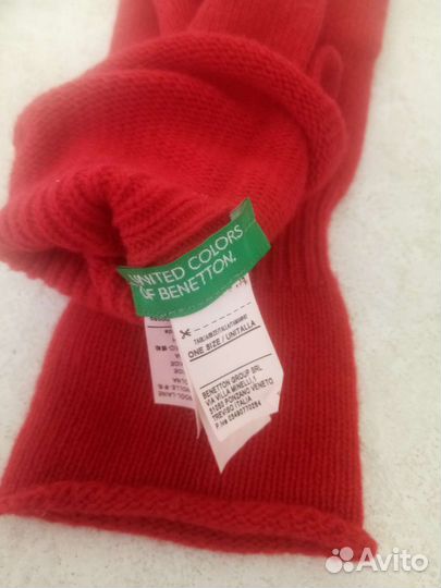 Перчатки шерсть Benetton