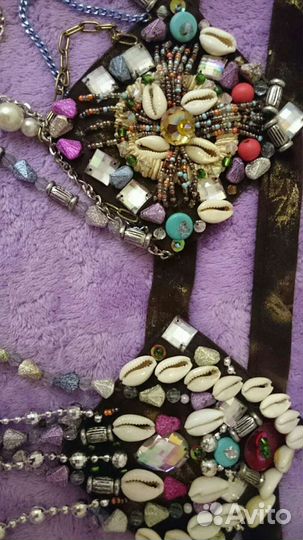 Сценический декоративный пояс для восточных танцев