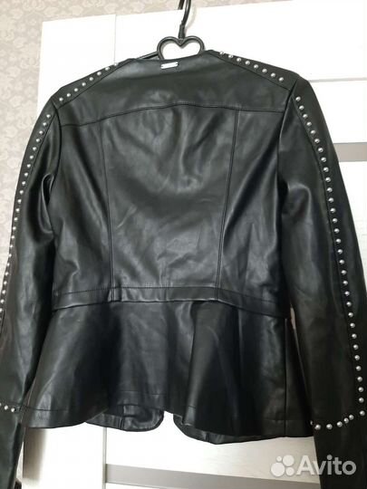 Кожаная куртка guess оригинал