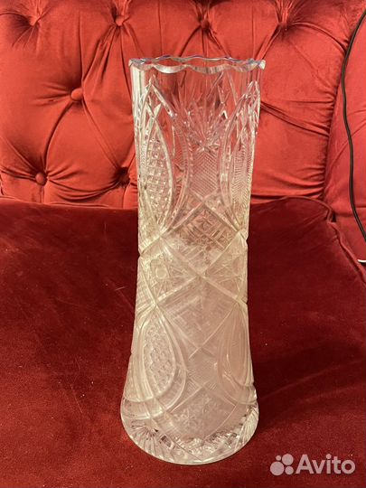 Ваза хрустальная времен СССР