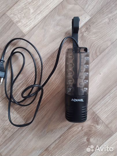 Фильтр, обогреватель и градусник для аквариума