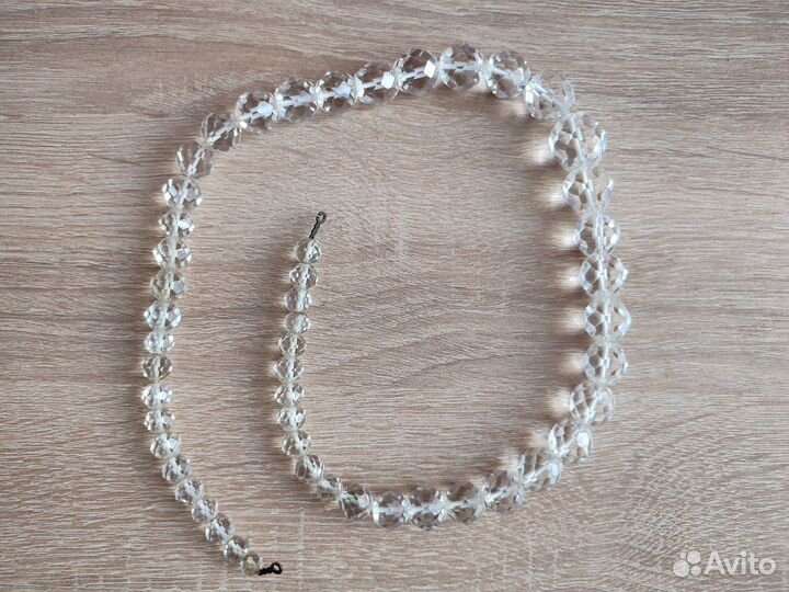 Бусы горный хрусталь СССР Свердловск