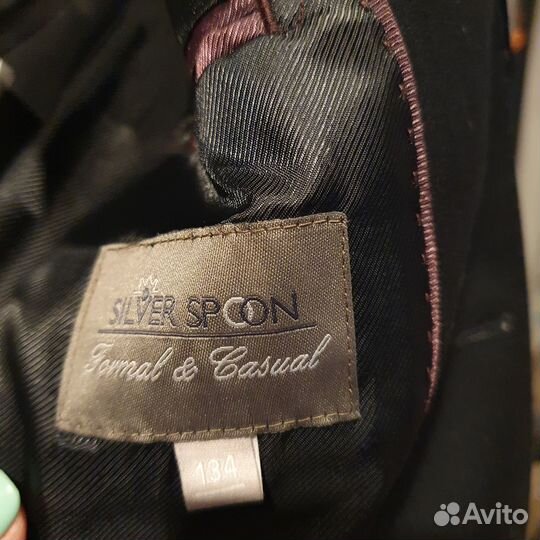 Пиджак на мальчика 134 см. Silver Spoon