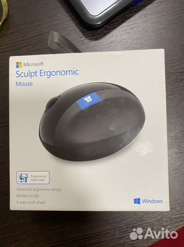 Эргономическая беспроводная мышь Мicrosoft 1560