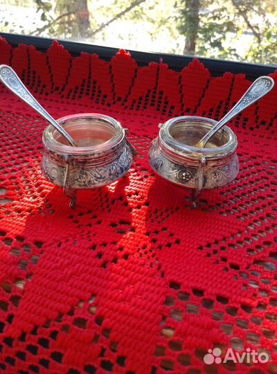 Солонка мельхиоровая СССР