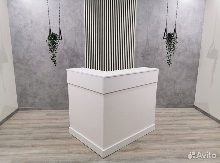 Стойка ресепшен угловая лофт