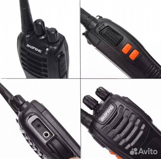 Комплект радиостанций Baofeng BF-888S рации 2 шт