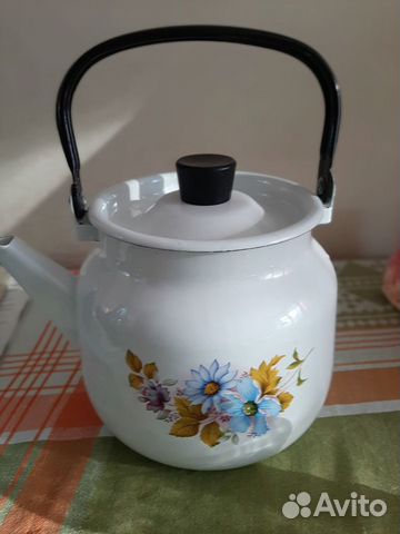 Чайник эмалированный