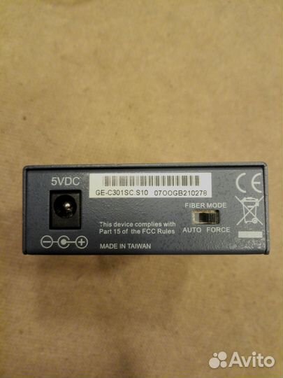 Медиаконвертер новый 1000Base-T/1000Base-LX, 10км