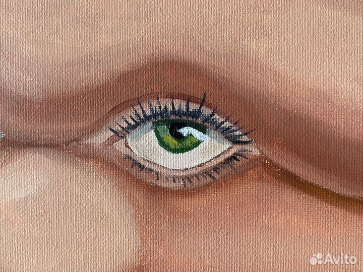 Картина сюрреализм авторская масло 70х40