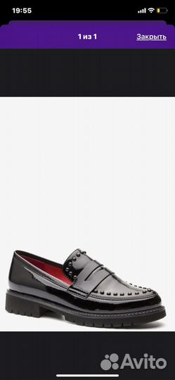 Лоферы женские лакированные