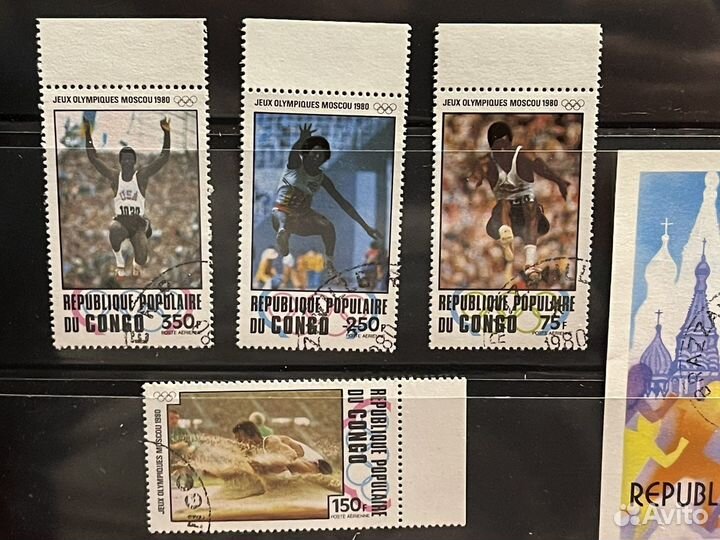 Две серии спорт. Марки