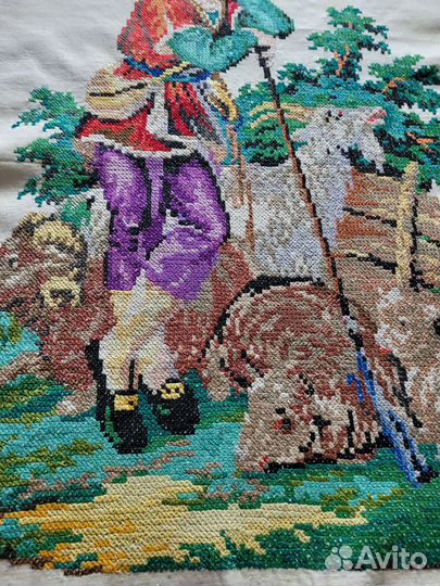 Картина вышивка крестом винтаж