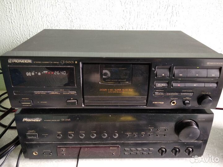 Дека кассетная Pioneer CT-S430S,1994 год,обслужена