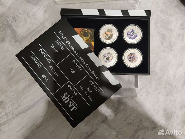 Набор серебряных монет 